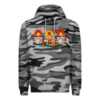 Slate Camo firefighter gnomes Premium Hoodie - Zillion Design Studio