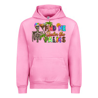 Fuchsia Pink find me under the palms Urban Hoodie - RanaPortraitStore