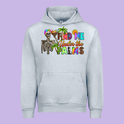 Find Me Under The Palms Urban Hoodie Designed By Ranaportraitstore