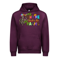 Mauve Wine find me under the palms Urban Hoodie - RanaPortraitStore