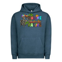 Pigment Midnight Navy find me under the palms Urban Hoodie - RanaPortraitStore