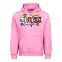 Fuchsia Pink cruise life Urban Hoodie - RanaPortraitStore