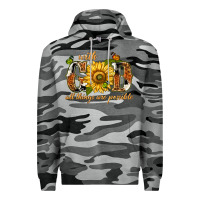 Slate Camo With god all things are possible with sunflower Premium Hoodie - texasbilliewilder
