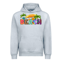 Heather Grey beach Urban Hoodie - RanaPortraitStore