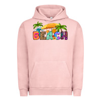 Pigment Salmon beach Urban Hoodie - RanaPortraitStore