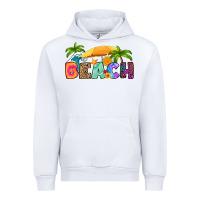 White beach Urban Hoodie - RanaPortraitStore