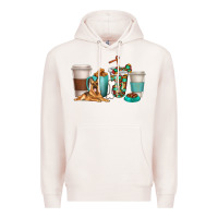 Pale Pink german shepherd dog coffee cups Premium Hoodie - texasbilliewilder