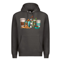 Smoke german shepherd dog coffee cups Premium Hoodie - texasbilliewilder