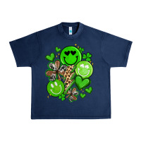 Navy st patrick's day green smile Urban Heavy Tee - Artiststas