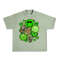 Oil Green st patrick's day green smile Urban Heavy Tee - Artiststas