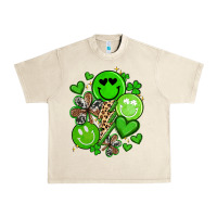 Sandshell st patrick's day green smile Urban Heavy Tee - Artiststas