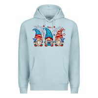 Blue Mist fourth of july gnomes Premium Hoodie - Zillion Design Studio