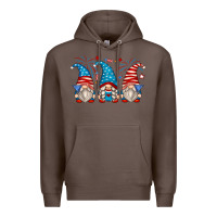 Coffee fourth of july gnomes Premium Hoodie - Zillion Design Studio