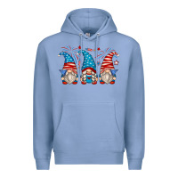 Colony Blue fourth of july gnomes Premium Hoodie - Zillion Design Studio