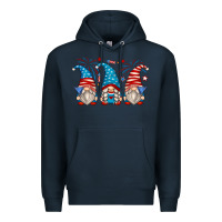 Navy fourth of july gnomes Premium Hoodie - Zillion Design Studio