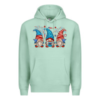 Seafoam fourth of july gnomes Premium Hoodie - Zillion Design Studio
