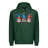 Sports Green fourth of july gnomes Premium Hoodie - Zillion Design Studio