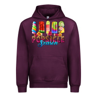 Mauve Wine popsicle season Urban Hoodie - RanaPortraitStore