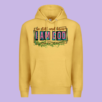 Premium Hoodie be still and know that i am god