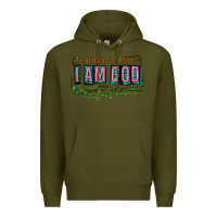 Army Green be still and know that i am god Premium Hoodie - texasbilliewilder
