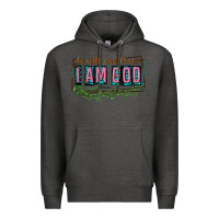 Charcoal Heather be still and know that i am god Premium Hoodie - texasbilliewilder