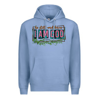 Colony Blue be still and know that i am god Premium Hoodie - texasbilliewilder