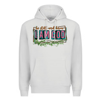 Dove Grey be still and know that i am god Premium Hoodie - texasbilliewilder