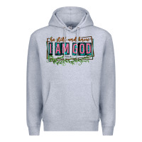 Heather Grey be still and know that i am god Premium Hoodie - texasbilliewilder