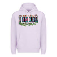 Lilac be still and know that i am god Premium Hoodie - texasbilliewilder