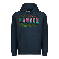 Navy be still and know that i am god Premium Hoodie - texasbilliewilder