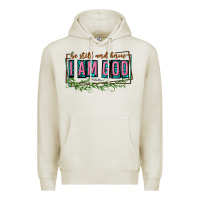 Oatmeal Heather be still and know that i am god Premium Hoodie - texasbilliewilder