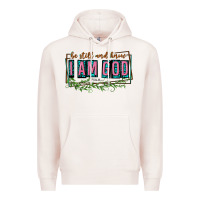 Pale Pink be still and know that i am god Premium Hoodie - texasbilliewilder