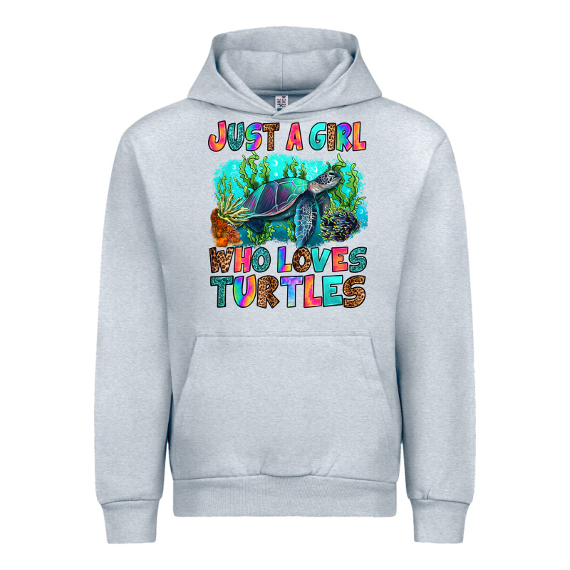 Just A Girl Who Loves Turtles Urban Hoodie by RanaPortraitStore | Teevron