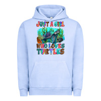 Pigment Grape Ice just a girl who loves turtles Urban Hoodie - RanaPortraitStore