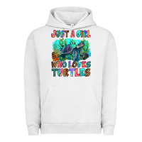 Pigment Lunar Rock just a girl who loves turtles Urban Hoodie - RanaPortraitStore
