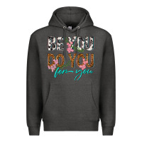 Charcoal Heather be you do you for you Premium Hoodie - texasbilliewilder