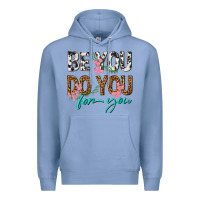Colony Blue be you do you for you Premium Hoodie - texasbilliewilder