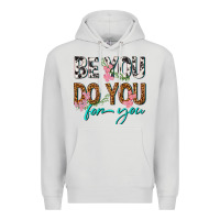 Dove Grey be you do you for you Premium Hoodie - texasbilliewilder
