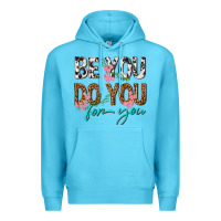 Ocean Blue be you do you for you Premium Hoodie - texasbilliewilder