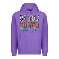 Purple be you do you for you Premium Hoodie - texasbilliewilder