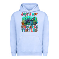 Pigment Grape Ice just a boy who loves turtles Urban Hoodie - RanaPortraitStore
