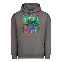 Pigment Tornado just a boy who loves turtles Urban Hoodie - RanaPortraitStore