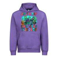Tulip just a boy who loves turtles Urban Hoodie - RanaPortraitStore