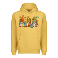 Antique Gold fall gnomes Premium Hoodie - Zillion Design Studio