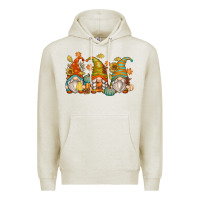 Oatmeal Heather fall gnomes Premium Hoodie - Zillion Design Studio
