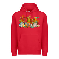 Red fall gnomes Premium Hoodie - Zillion Design Studio