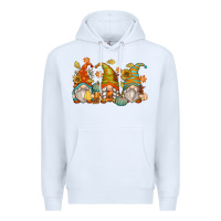 White fall gnomes Premium Hoodie - Zillion Design Studio