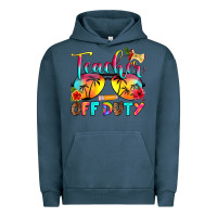 Pigment Midnight Navy teacher off duty Urban Hoodie - RanaPortraitStore