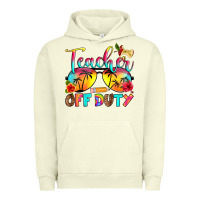 Pigment Pistachio teacher off duty Urban Hoodie - RanaPortraitStore