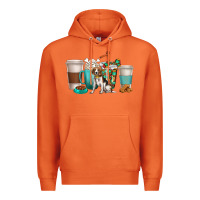 Carrot beagle dog coffee cups Premium Hoodie - texasbilliewilder